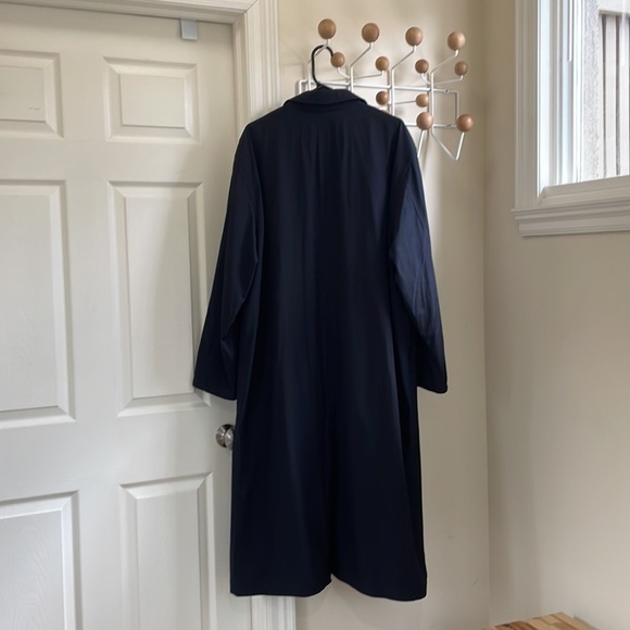 HUGO Boss - Academia Virgin Wool Blend Classic Trench Coat -Starliner BlacKLarge - Picture 8 of 16